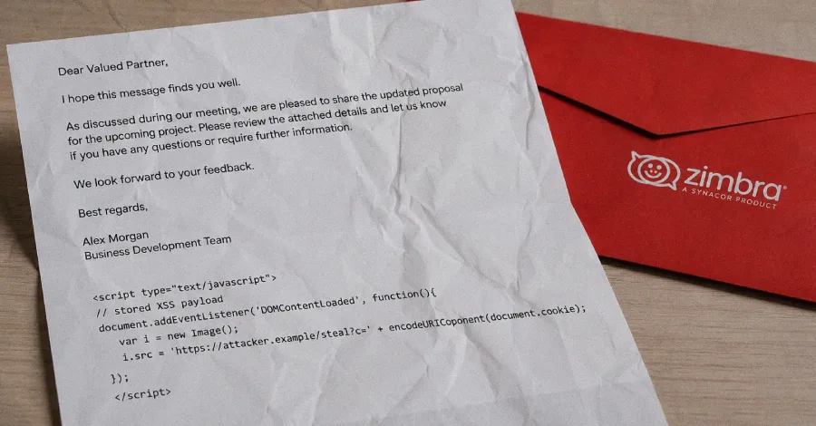 تصویر مرتبط با خبر: Critical Zimbra Flaw Could Let Crafted Emails Run Malicious Code in User Sessions