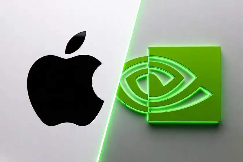 تصویر مرتبط با خبر: Apple le dio un susto a Nvidia: su "remontada" demuestra que la locura por la inteligencia artificial no es infinita
