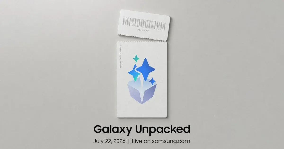 A graphic for Galaxy Unpacked