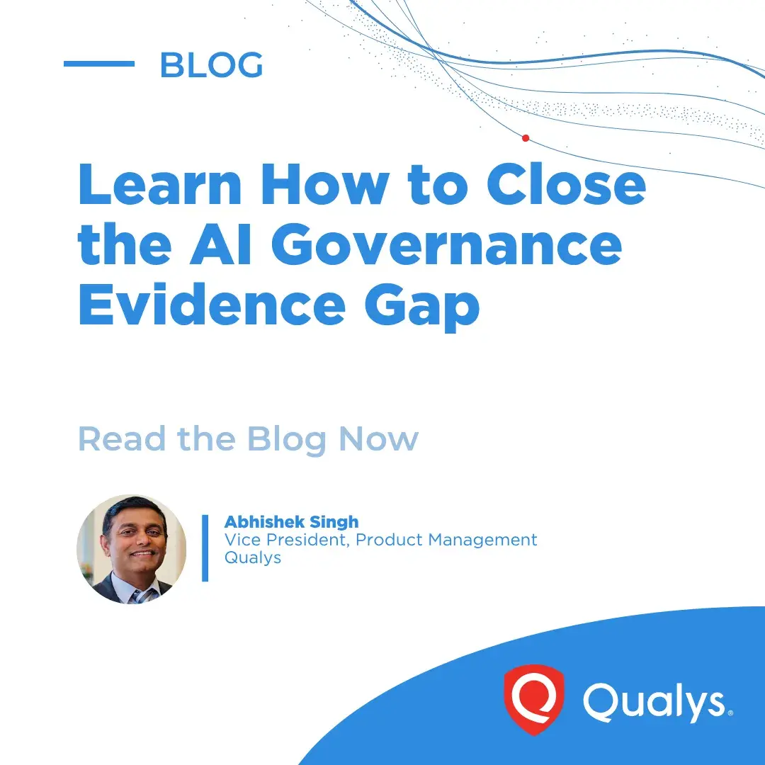 تصویر مرتبط با خبر: Qualys TotalAI | Close AI Governance Evidence Gap | Qualys