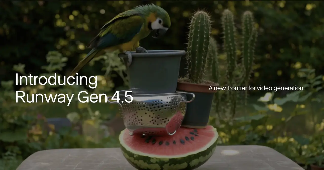 تصویر مرتبط با خبر: Runway Research | Introducing Runway Gen-4.5