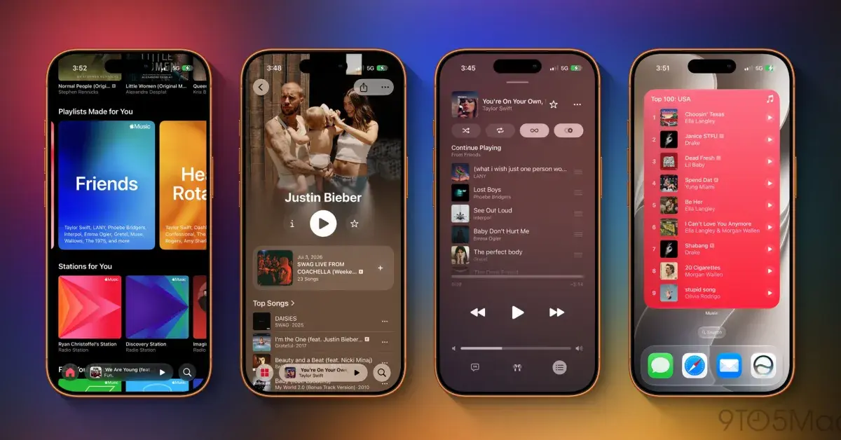 تصویر مرتبط با خبر: Apple Music in iOS 27: Five new features coming to your iPhone - 9to5Mac