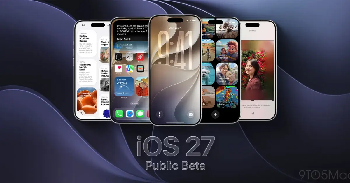 تصویر مرتبط با خبر: iOS 27 public beta 2 is here with Siri AI, iPhone speed upgrades, and more - 9to5Mac