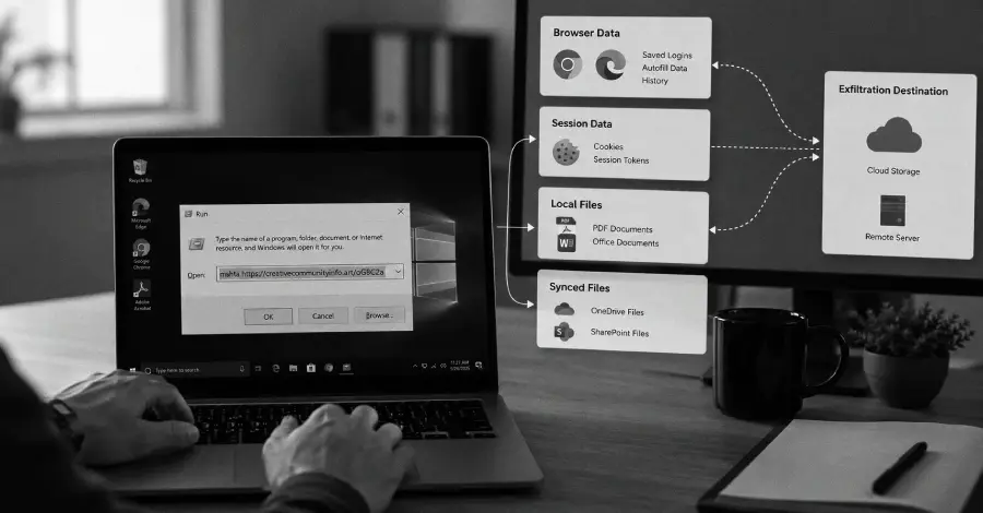 تصویر مرتبط با خبر: ACR Stealer Uses ClickFix Lures to Steal Browser Tokens and Microsoft 365 Files