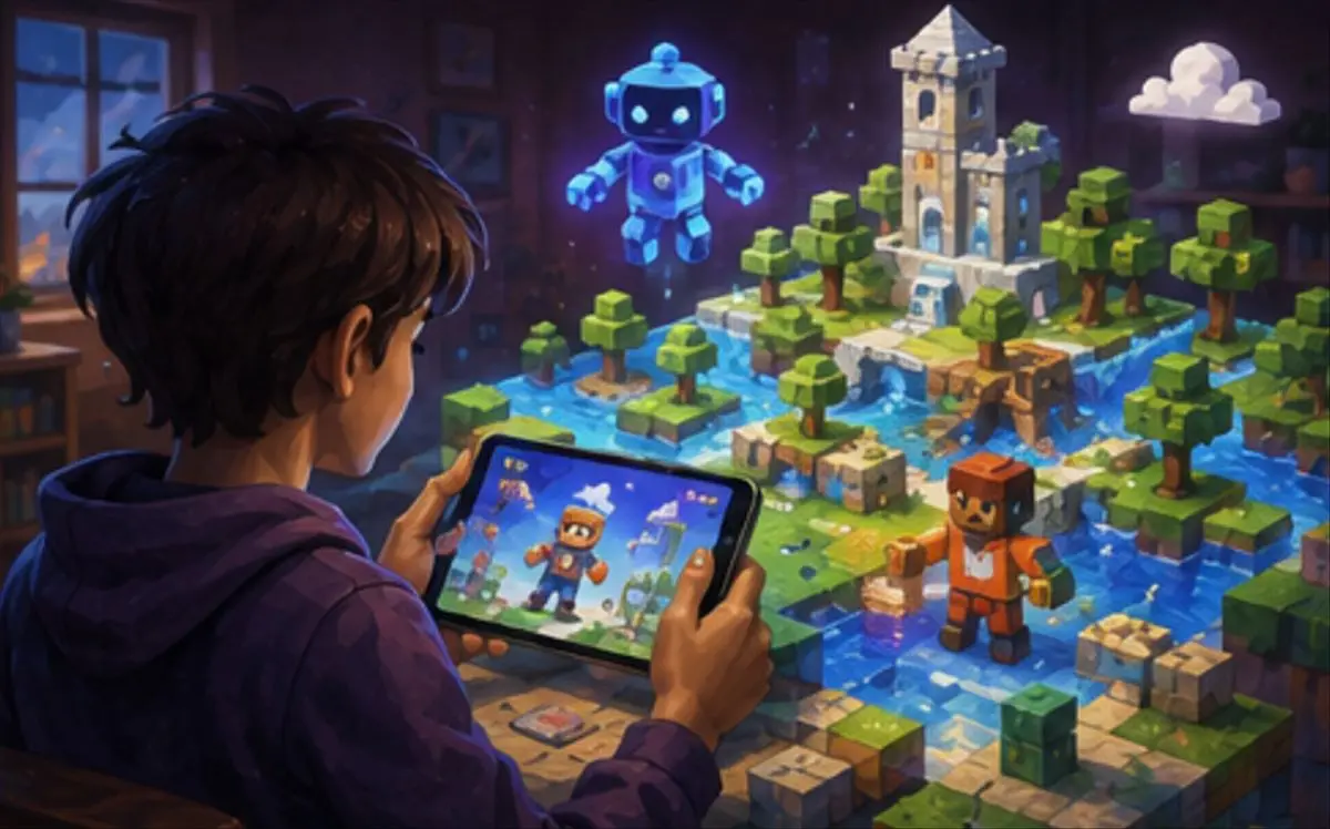 تصویر مرتبط با خبر: Roblox lanza «Build»: crea un videojuego completo desde el móvil con un prompt de texto