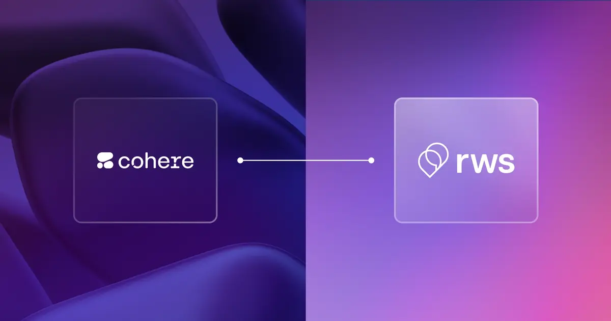 RWS and Cohere Build Top-Performing AI Language Intelligence for the Enterprise  | Cohere