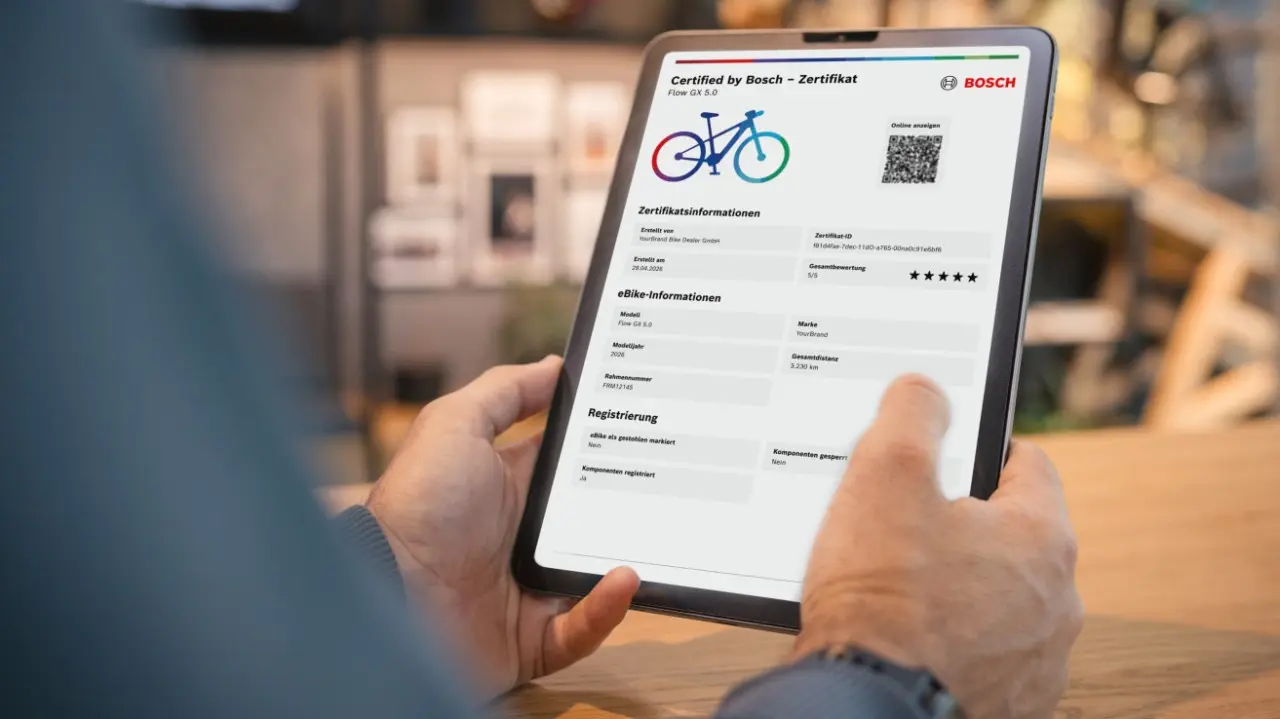تصویر مرتبط با خبر: Gebrauchtes eBike, gutes Gefühl: Certified by Bosch schafft Vertrauen im Second-Hand-Markt