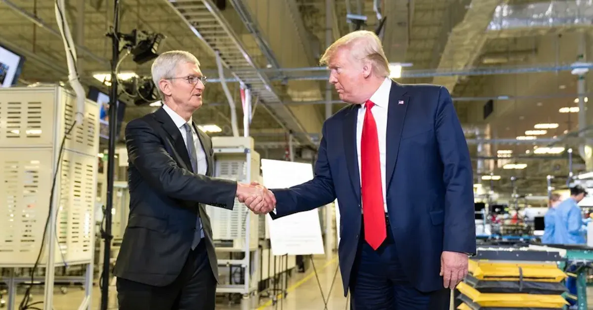 تصویر مرتبط با خبر: Trump vows retaliation over EU fines against Apple and other US tech giants - 9to5Mac