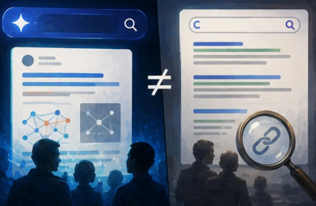 تصویر مرتبط با خبر: Google AI citó a Facebook 19,5 millones de veces: los AI Overviews no funcionan como el SEO clásico