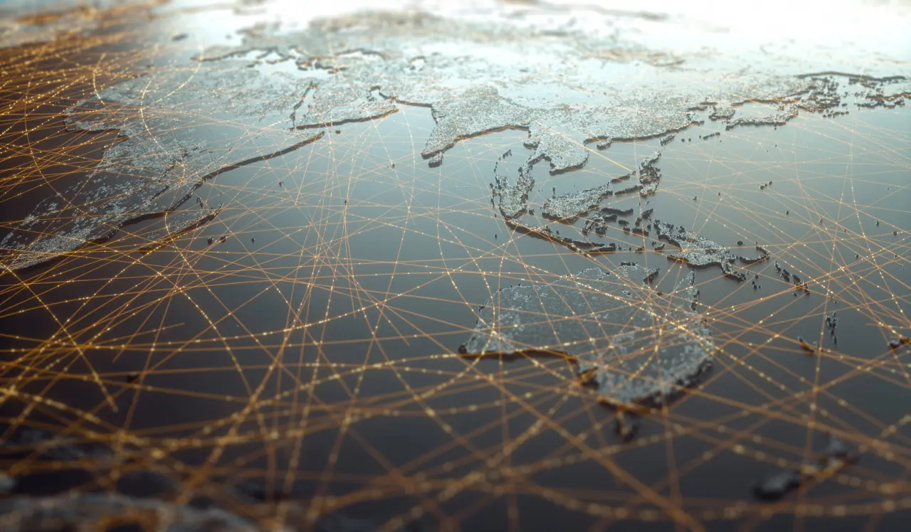 globalized,world,,the,future,of,digital,technology.,connections,and,cloud