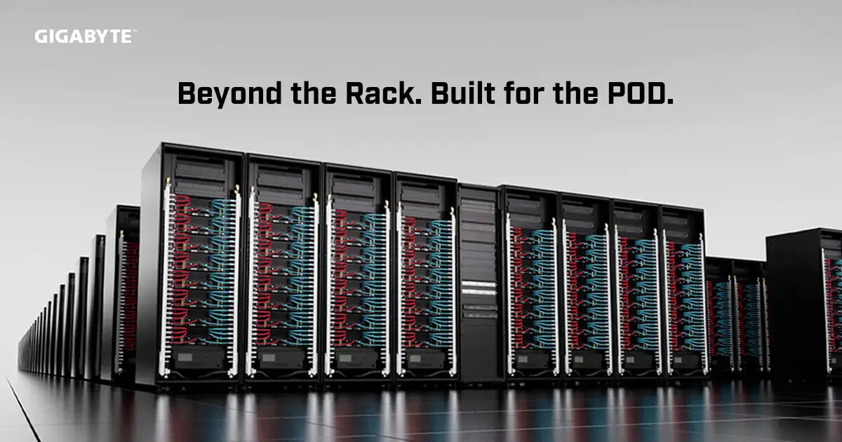 تصویر مرتبط با خبر: Giga Computing Expands GIGAPOD AI & HPC Infrastructure Platforms to Accelerate Deployment of Enterprise AI Factories - GIGABYTE Global