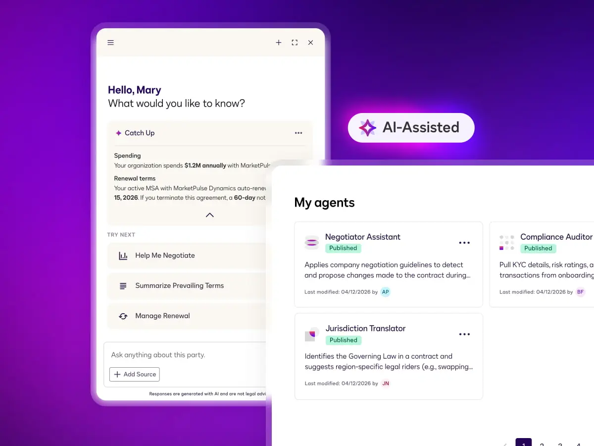 تصویر مرتبط با خبر: Introducing Agentic Contract Workflows for In-House Legal Teams