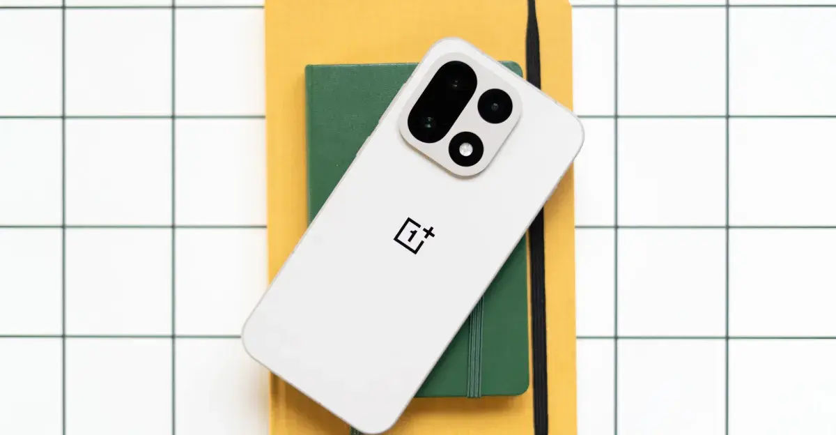 OnePlus 15 on a desk