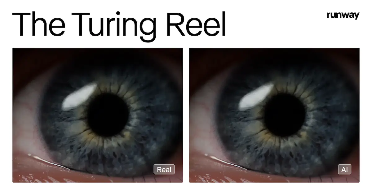 تصویر مرتبط با خبر: Runway Research | The Turing Reel