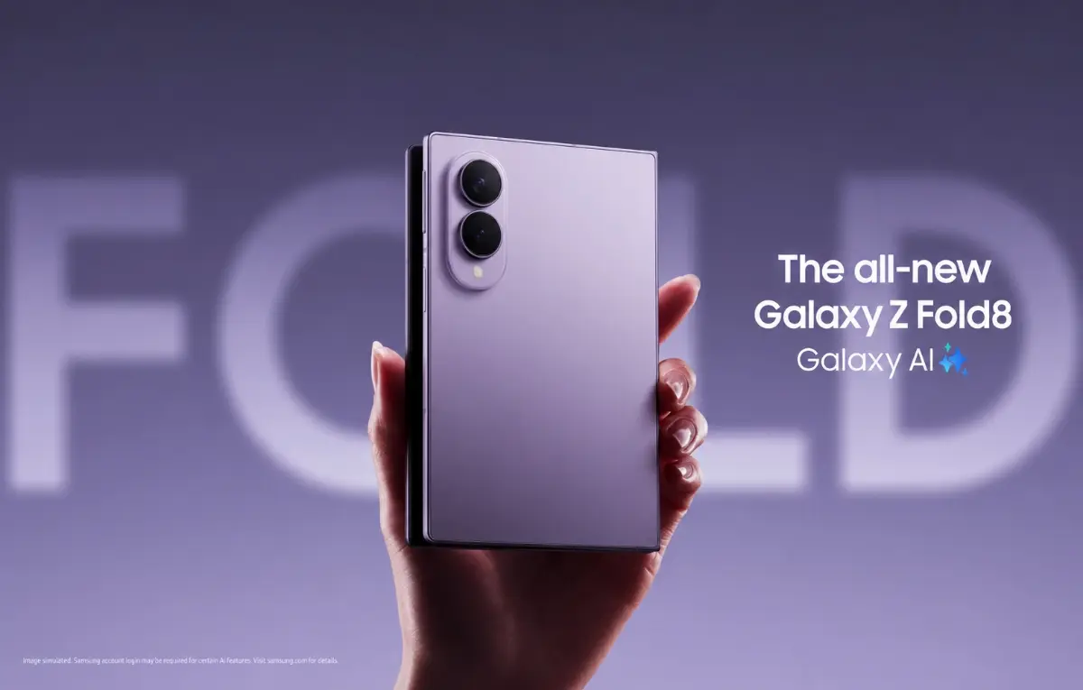 تصویر مرتبط با خبر: سامسونج تكشف عن Galaxy Z Fold 8 بتصميم أعرض وبطارية أكبر | البوابة التقنية