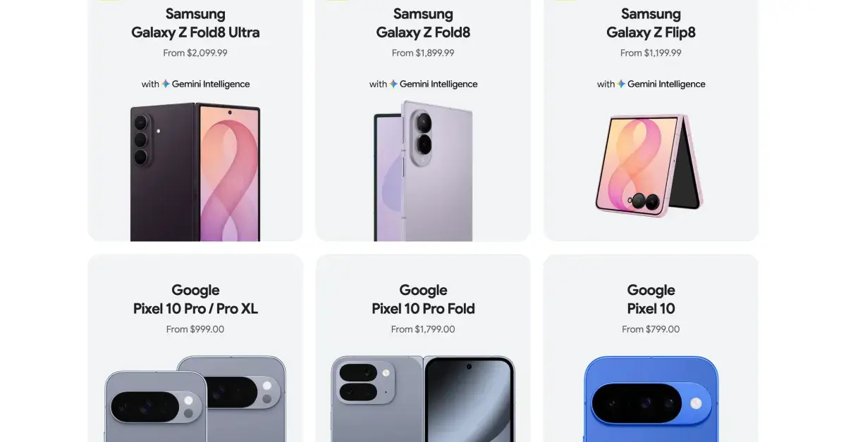 تصویر مرتبط با خبر: Gemini Intelligence and Gemini Nano 4 launch with Galaxy Z Fold 8, Flip 8