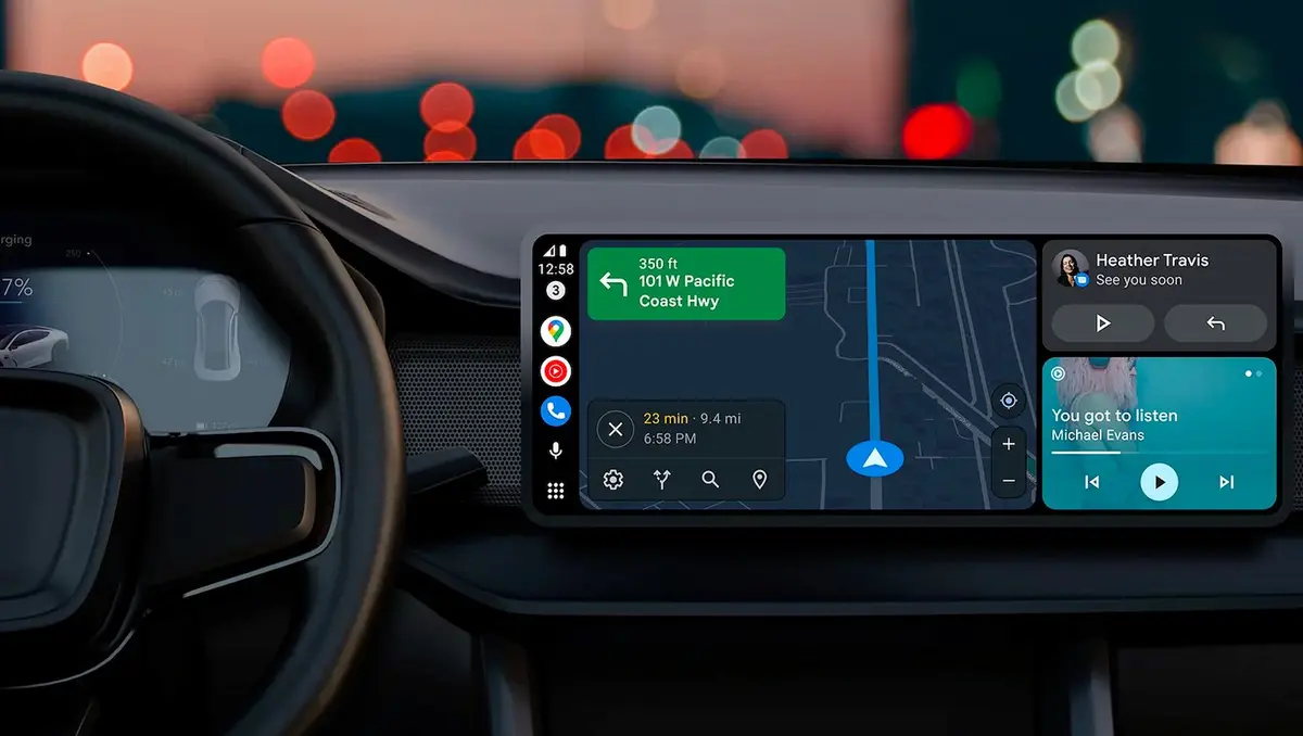 تصویر مرتبط با خبر: Android Auto ajoute enfin le compteur de vitesse à Google Maps, mais sûrement pas pour vous