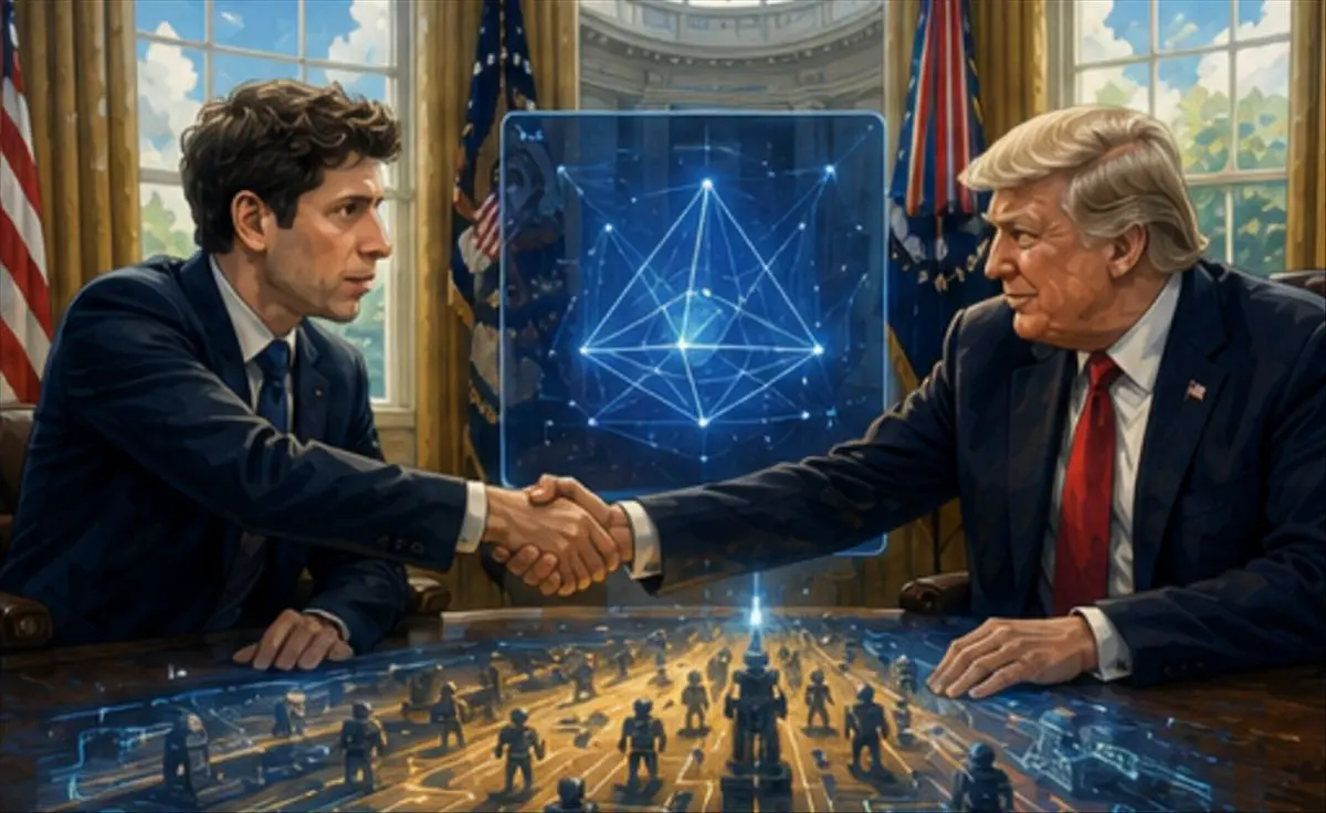 تصویر مرتبط با خبر: Altman lleva a la Casa Blanca el modelo de OpenAI que resolvió el mayor problema abierto de Erdős: la demo de la IA que piensa