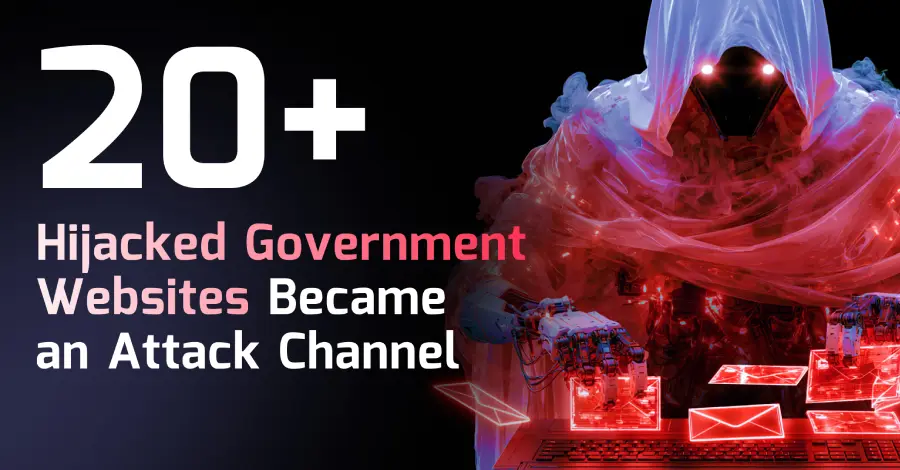 تصویر مرتبط با خبر: 20+ Hijacked Government Websites Became an Attack Channel