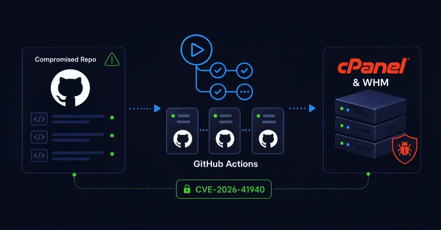 تصویر مرتبط با خبر: Attackers Weaponize GitHub Actions Runners to Target cPanel and WHM Servers