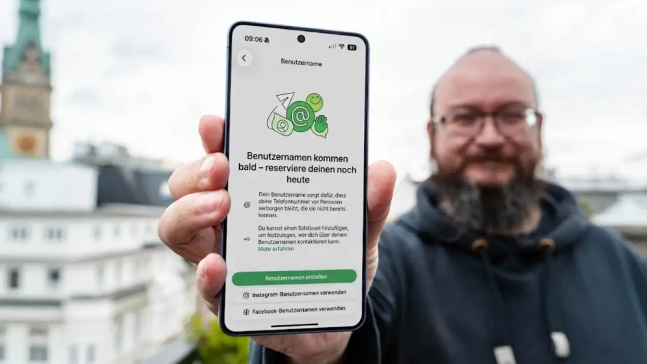 تصویر مرتبط با خبر: Verbraucherzentrale warnt: Deshalb sind Benutzernamen bei WhatsApp nicht nur positiv