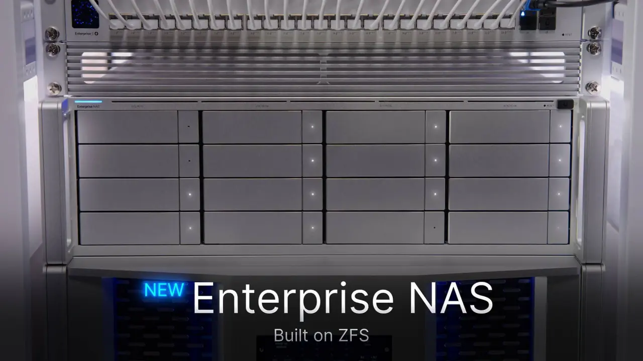 تصویر مرتبط با خبر: Introducing Enterprise NAS, Built on ZFS