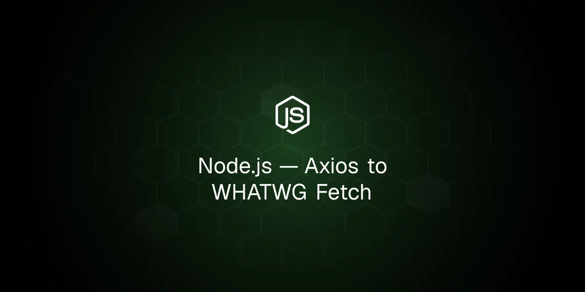 The Node.js Hexagon Logo