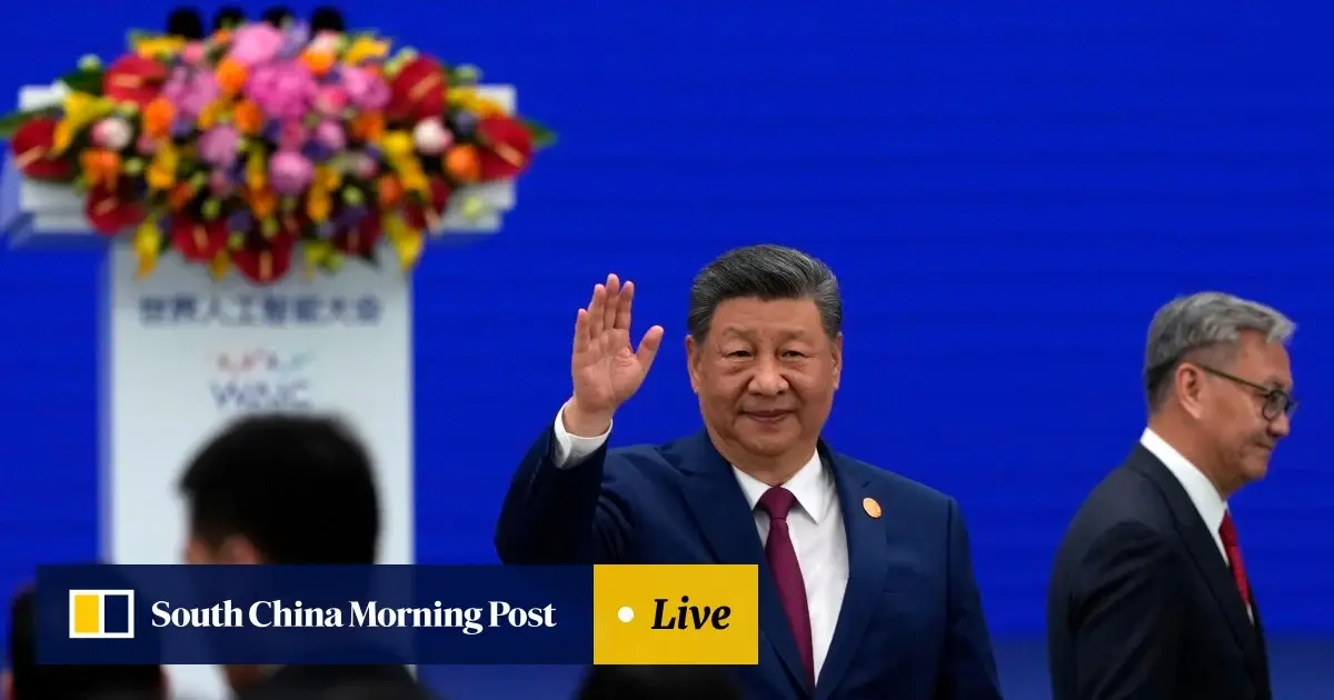 تصویر مرتبط با خبر: Xi Jinping says ‘one country’ cannot monopolise AI – as it happened