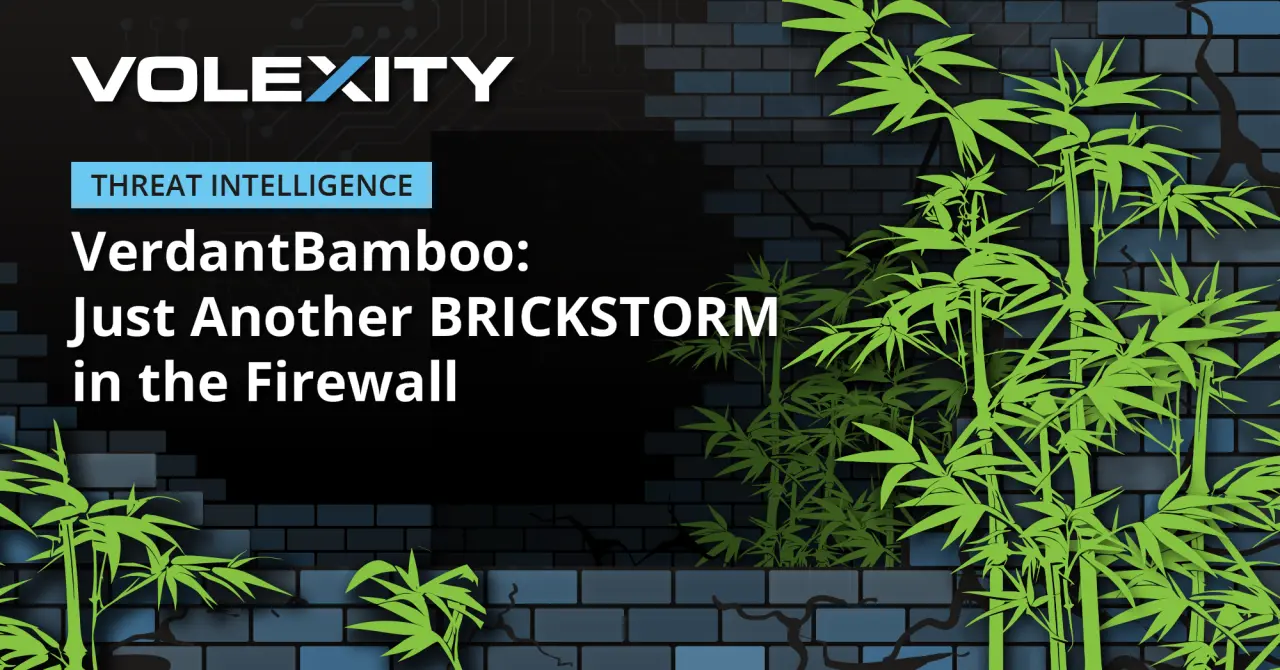 تصویر مرتبط با خبر: VerdantBamboo: Just Another BRICKSTORM in the Firewall
