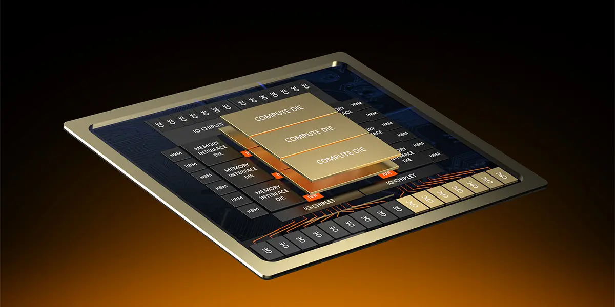 A MediaTek custom chip for data center applications with individual compute elements highlighted