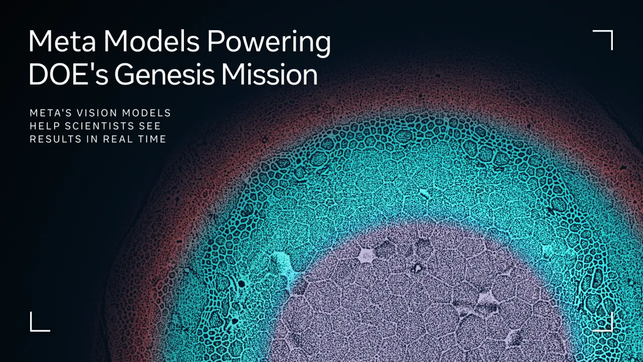 تصویر مرتبط با خبر: How Meta’s AI Models Are Powering the First Wave of Genesis Mission Projects