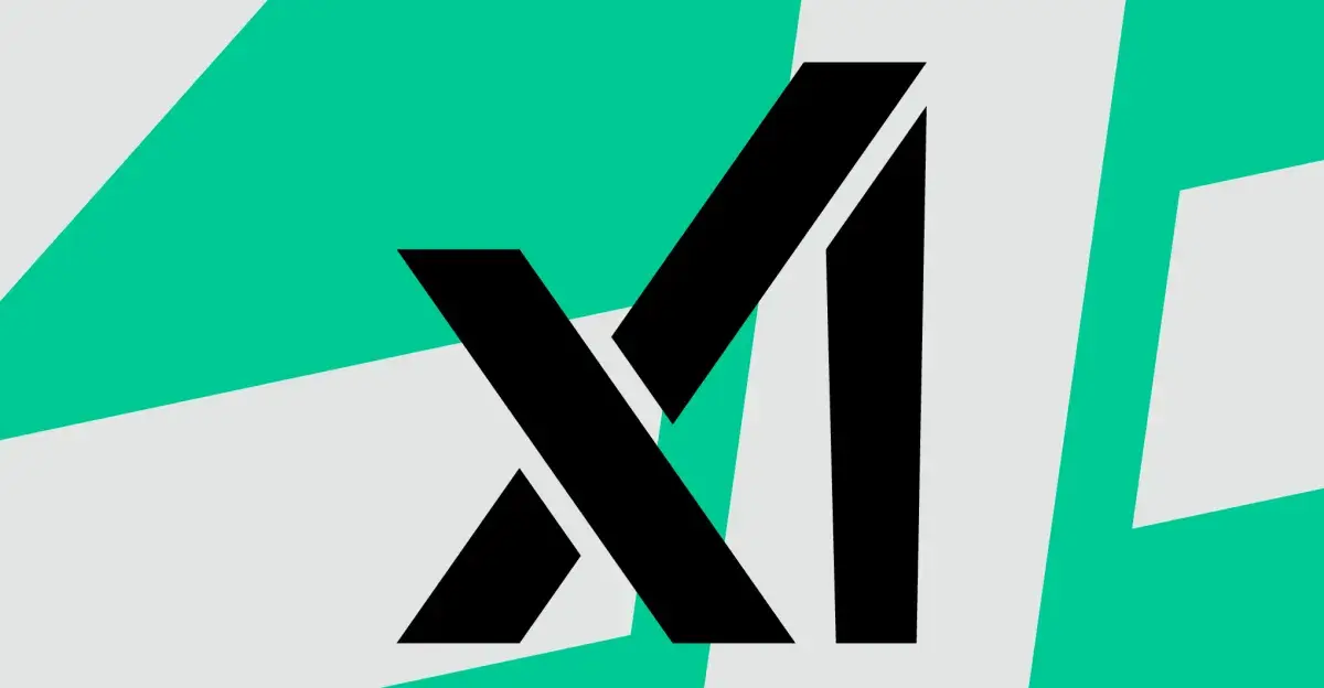 Vector illustration of the xAI logo.