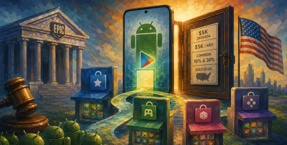 تصویر مرتبط با خبر: Google abre Android a tiendas de apps de terceros la semana que viene: el resultado del juicio Epic llega dos años después