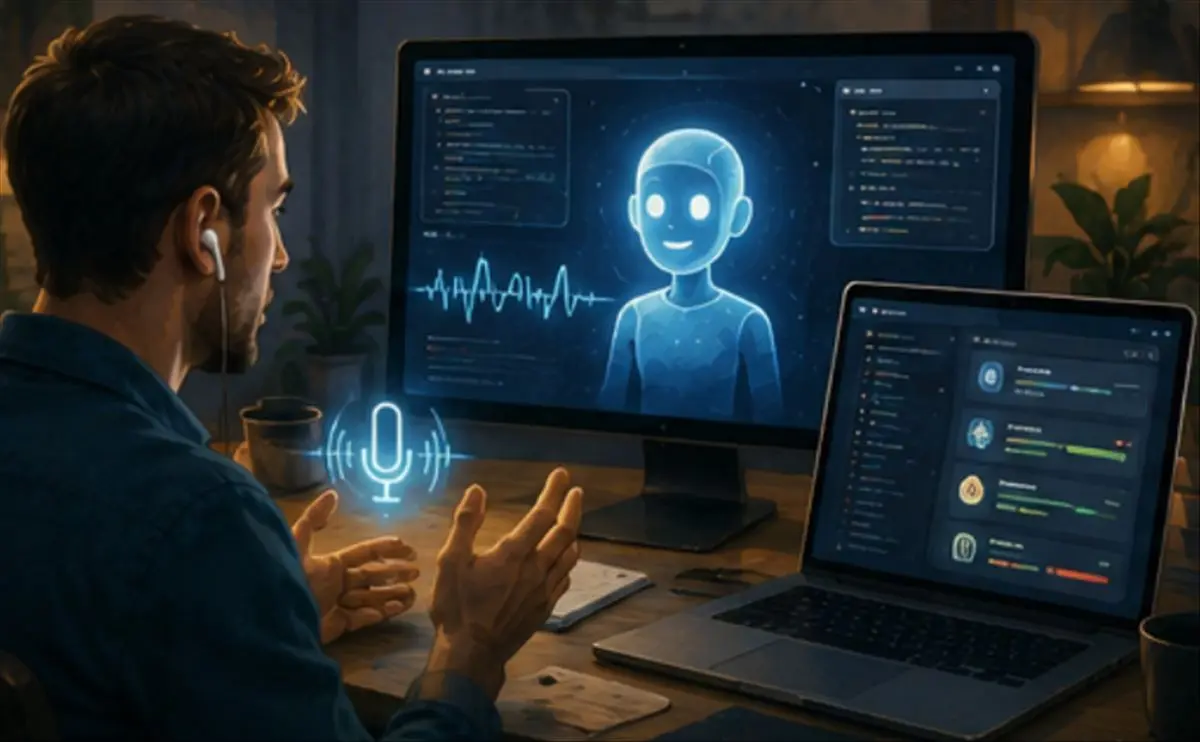 تصویر مرتبط با خبر: GPT Voice llega a la app de escritorio de ChatGPT: controla agentes de Codex y ChatGPT Work con la voz desde macOS y Windows