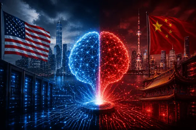 تصویر مرتبط با خبر: [AI는 지금] 딥시크·키미 뜨자 美·中 동시에 빗장…AI 패권 전쟁 확전