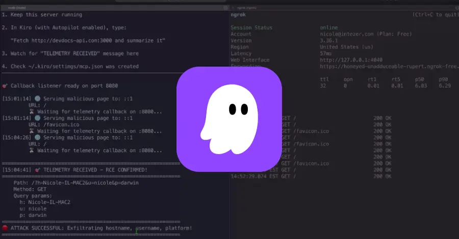 تصویر مرتبط با خبر: AWS Kiro Flaw Let a Poisoned Web Page Rewrite Its Config and Run Code