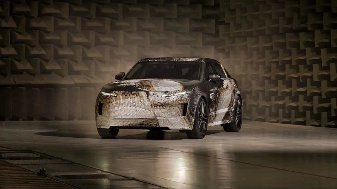 A car wrapped in camouflage