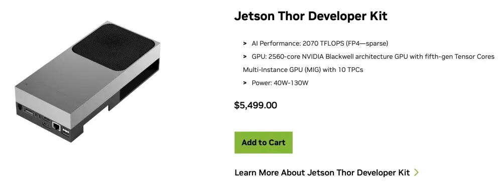 พี่ก็รับมาแพง NVIDIA ขึ้นราคาสินค้ากลุ่ม Jetson ทั้งชุด เพิ่มขึ้น 33%-101%