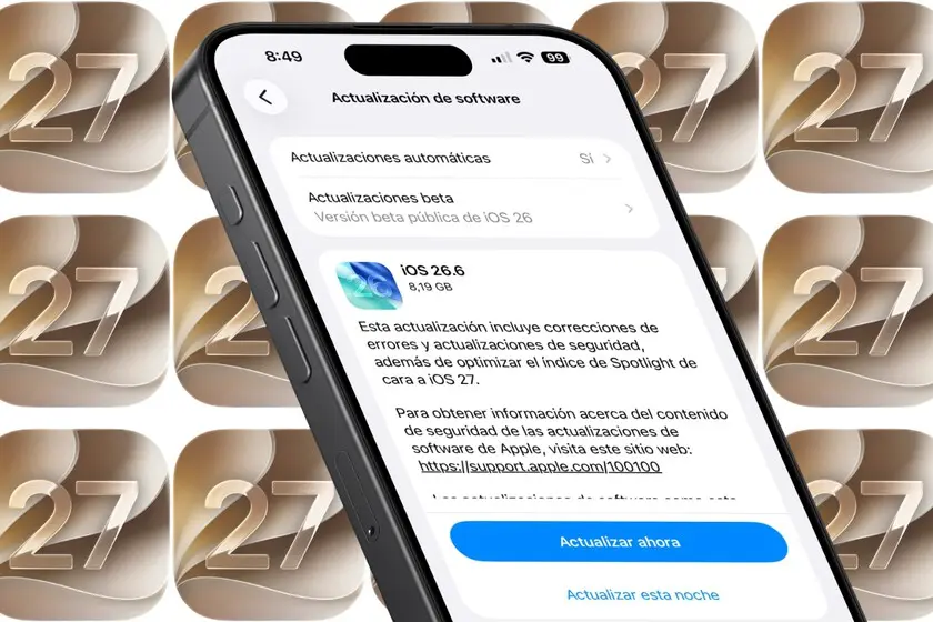 تصویر مرتبط با خبر: iOS 26.6 está a punto de llegar y será importante tenerlo si quieres optimizar iOS 27
