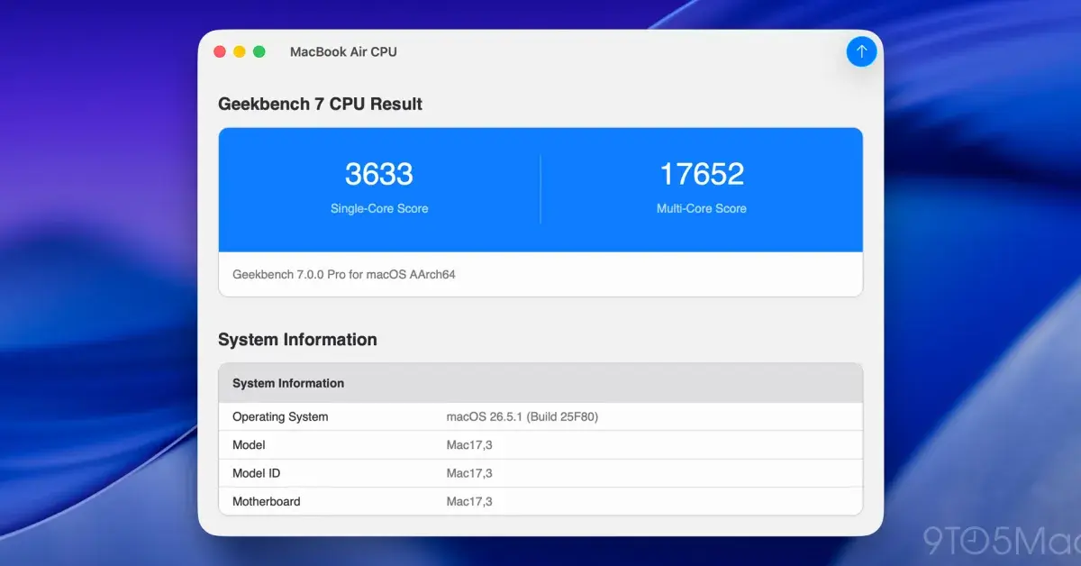 تصویر مرتبط با خبر: Geekbench 7 is out with overhauled performance tests for CPU and GPU workloads - 9to5Mac