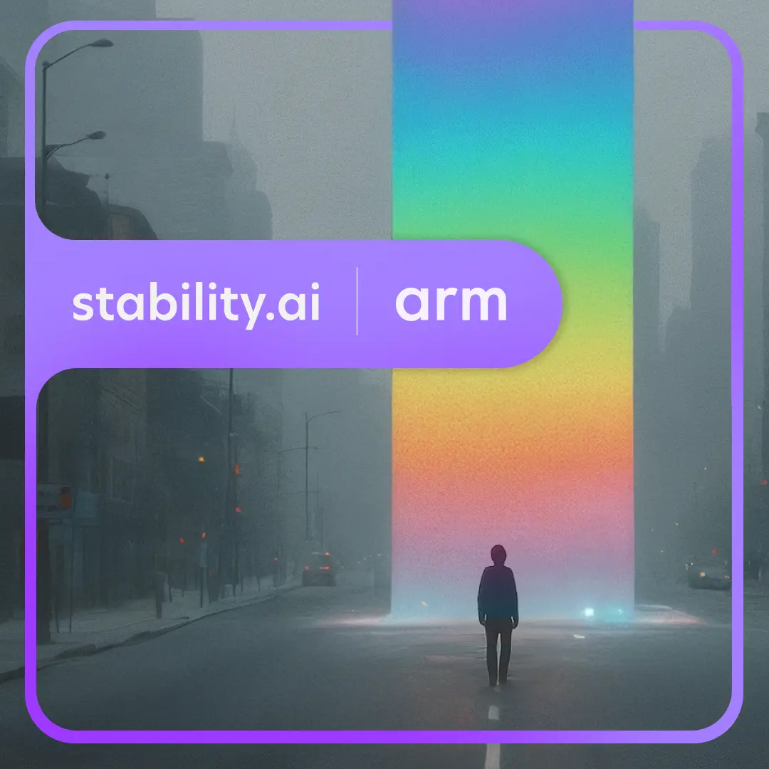 تصویر مرتبط با خبر: Stability AI and Arm Collaborate to Release Stable Audio Open Small, Enabling Real-World Deployment for On-Device Audio Generation — Stability AI