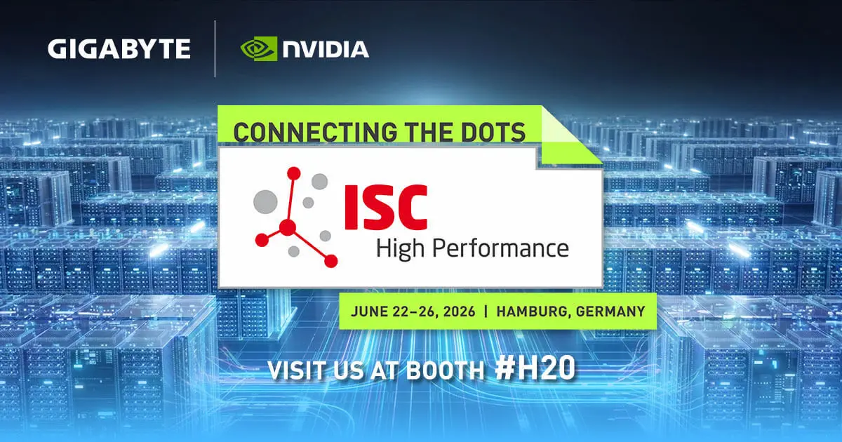 تصویر مرتبط با خبر: GIGABYTE Connects AI, HPC, and Next-Generation Infrastructure at ISC High Performance 2026 - GIGABYTE Global