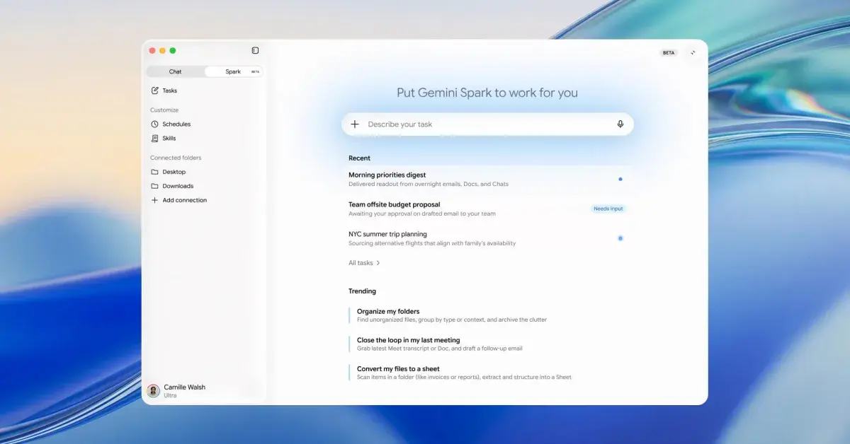 تصویر مرتبط با خبر: Gemini Spark gets Workspace upgrades as Google teases AI Pro access soon