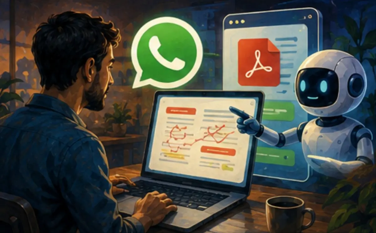تصویر مرتبط با خبر: Adobe Acrobat llega a WhatsApp Web y Windows: ya puedes revisar y anotar un PDF sin salir del chat