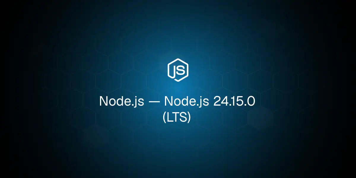 The Node.js Hexagon Logo