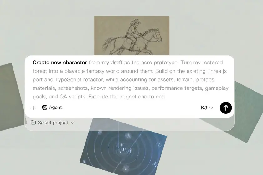 تصویر مرتبط با خبر: El nuevo modelo chino Kimi K3 ya es número uno en Frontend Code Arena. Y está desatando una locura en Internet