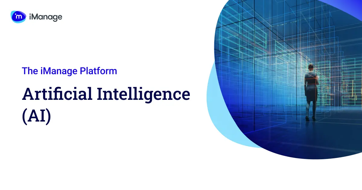تصویر مرتبط با خبر: iManage Knowledge Work Platform | Platform native AI  | iManage