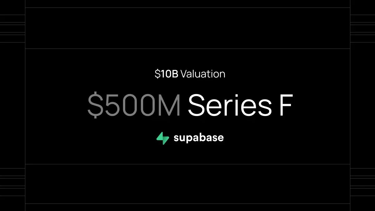 تصویر مرتبط با خبر: Supabase Series F