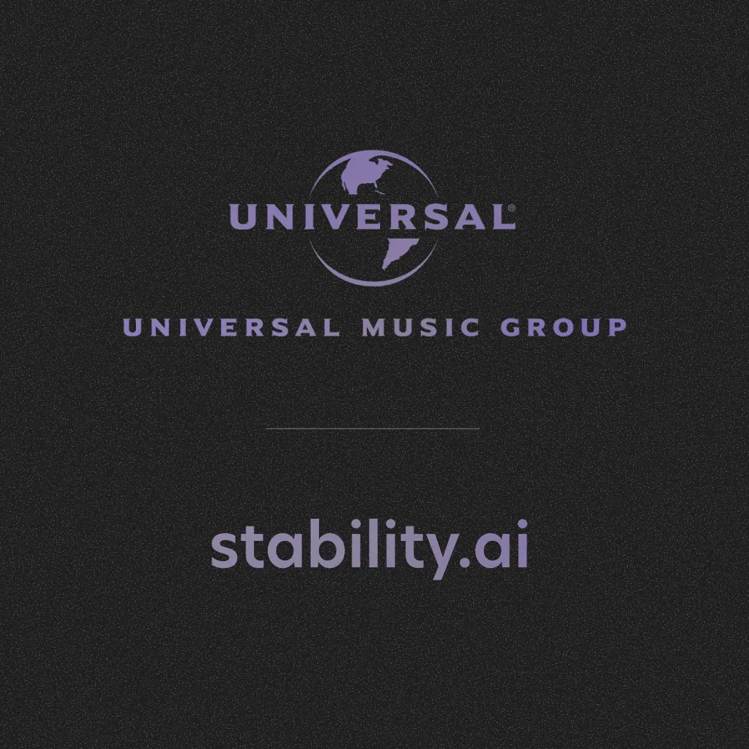 تصویر مرتبط با خبر: Universal Music Group and Stability AI Announce Strategic Alliance to Co-Develop Professional AI Music Creation Tools — Stability AI